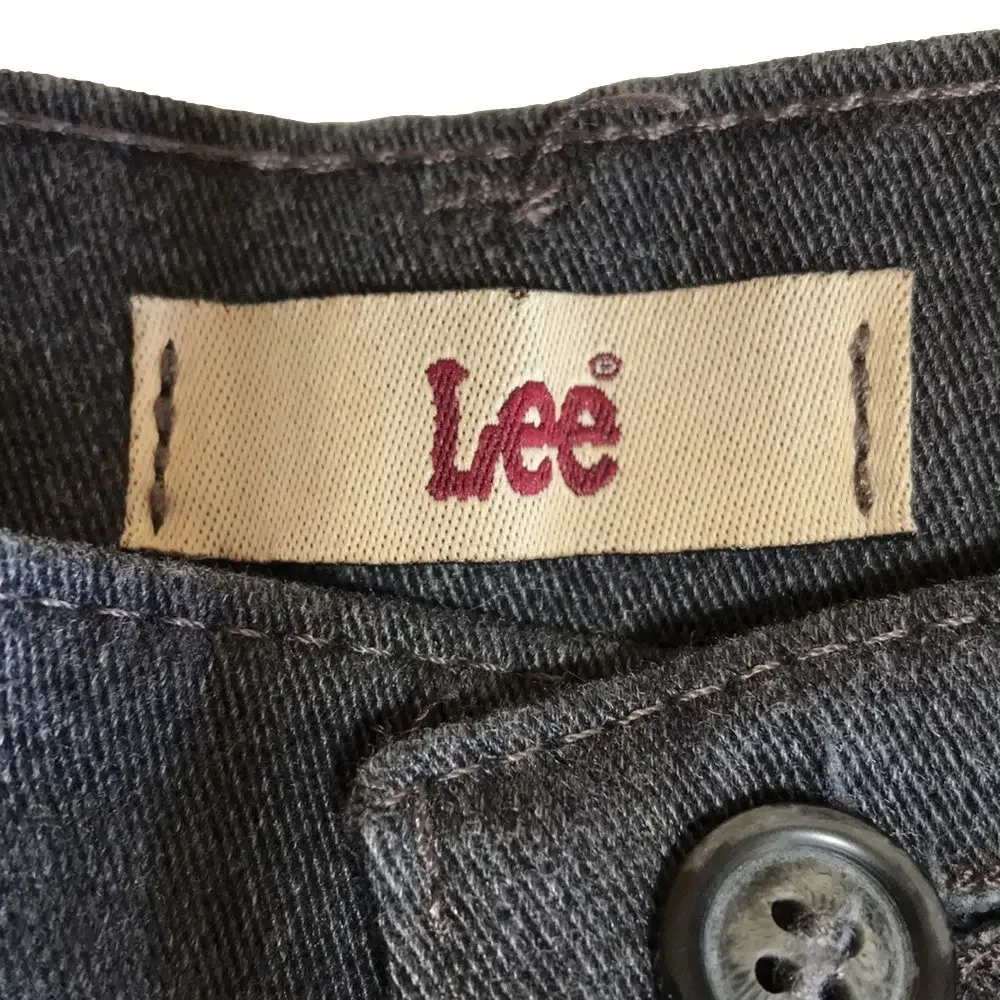 LEE—Women’s Charcoal Gray Heavy Cotton Blend Trousers—8 M
